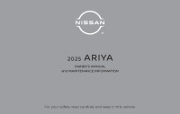 Nissan Ariya - Owners Manual 2025 EN 